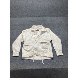 New York Girl Jacket Women’s Size Small White Long Sleeve Full Zip